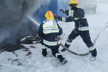 Фотография к новости: Взрыв при тушении пожара предотвратили в Костанайской области