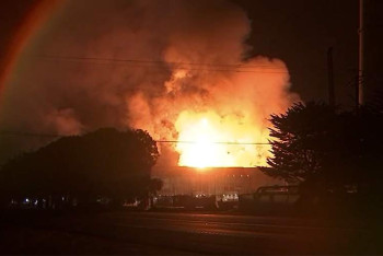 Фотография к новости: Пожар произошел на электростанции в Калифорнии