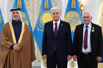 Фотография к новости: Токаев принял главу Международной федерации тяжелой атлетики