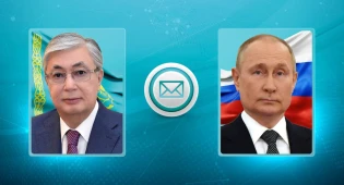Токаев поздравил Путина с 20-летием Договора о казахстанско-российской границе