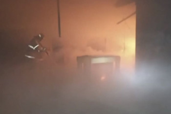 Фотография к новости: Мебельный цех горел в Астане