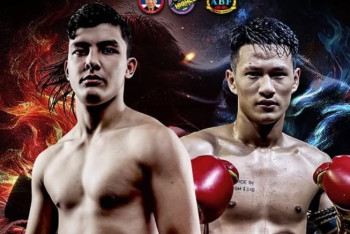 Фотография к новости: Непобеждённый "Джентльмен" из Казахстана  брутальным нокаутом выиграл бой в Таиланде