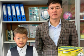 Фотография к новости: Сельский школьник из Актобе создал уменьшенную модель АЭС