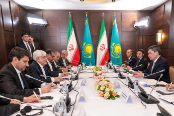 Фотография к новости: Олжас Бектенов обсудил сотрудничество с первым вице-президентом Ирана