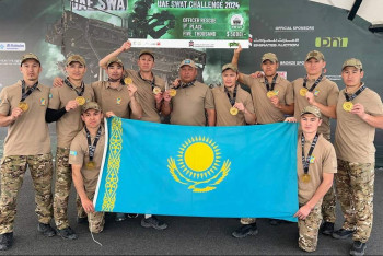 Казахстанские спецназовцы взяли золото на соревнованиях  в ОАЭ