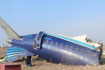 Фотография к новости: Множество сквозных повреждений - из-за чего упал самолёт близ Актау