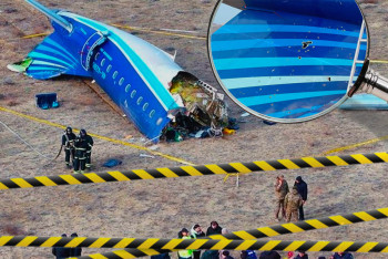 Фотография к новости: Крушение самолета AZAL под Актау: Что показало предварительное расследование