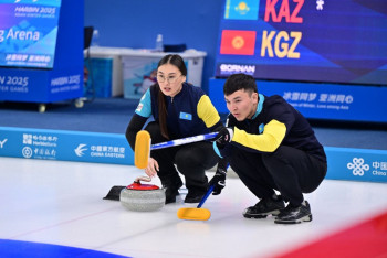 Фотография к новости: Азиада-2025: казахстанские керлингисты триумфально выиграли второй матч подряд