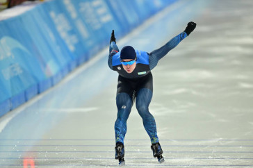 Фотография к новости: Конькобежец Евгений Кошкин принёс Казахстану второе серебро Азиады