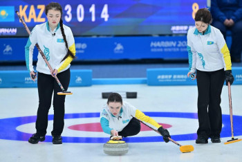 Фотография к новости: Азиада-2025: женская сборная Казахстана по керлингу одержала победу