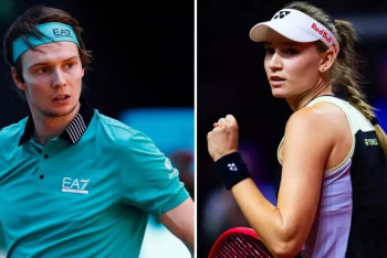 Фотография к новости: Елена Рыбакина и Александр Бублик с побед начали турниры в Дохе и Марселе