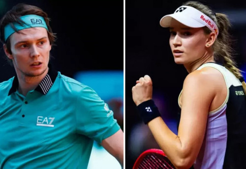 Фотография к новости: Елена Рыбакина и Александр Бублик с побед начали турниры в Дохе и Марселе