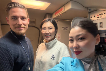 Фотография к новости: Врач раскрыла детали спасения пассажира рейса "Астана-Москва"