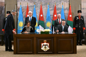 Фотография к новости: Касым-Жомарт Токаев и Король Иордании приняли Совместное заявление