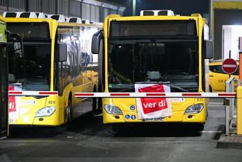 Фотография к новости: Массовая забастовка парализует работу общественного транспорта в Германии