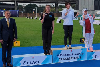 Фотография к новости: Три серебряные медали завоевали казахстанские лучники в Бангкоке