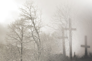 Фотография к новости: Воду от затопленного кладбища в Костанайской области отвели