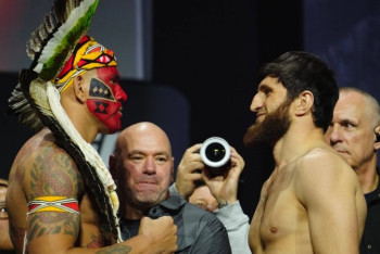 Россиянин Магомед Анкалаев стал новым чемпионом UFC