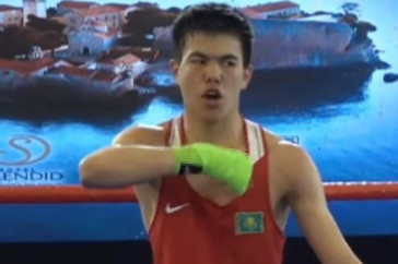 Фотография к новости: Боксёр Ныгман Ныгмет добыл для Казахстана ещё одно золото в Черногории