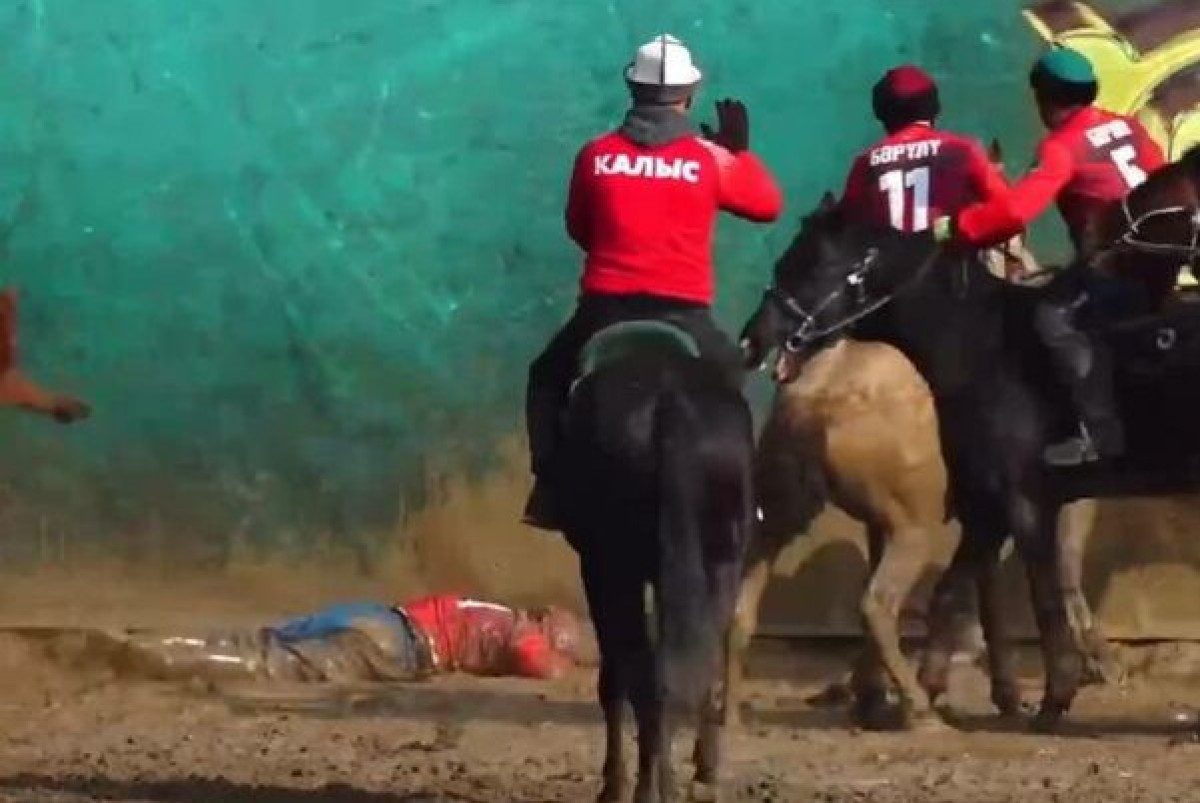 Спортсмен погиб во время игры по кок-бору в Кыргызстане