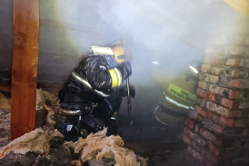 Фотография к новости: Пожар в мебельном цехе тушат в Астане