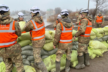 Фотография к новости: Большая вода приближается: как в разных регионах Казахстана готовятся к паводкам