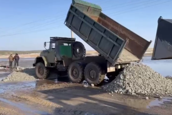 Фотография к новости: Снята угроза подтопления в селе Троицкое