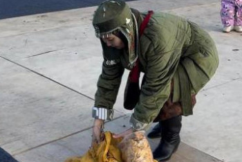 Фотография к новости: Таза Қазақстан: спортсмены убрали мусор после массовых гуляний в Астане