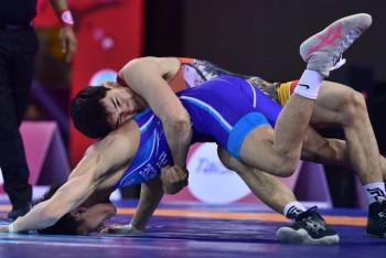 Фотография к новости: Казахстанец вышел в полуфинал чемпионата Азии по греко-римской борьбе