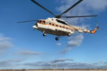 Фотография к новости: Пострадавшего в ДТП пенсионера вертолётом доставили в больницу в ВКО