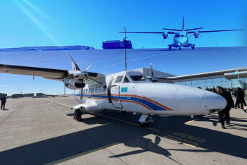 Фотография к новости: У спасателей Казахстана появился уникальный самолёт