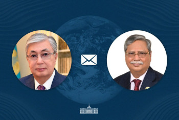 Фотография к новости: Токаев поздравил президента Бангладеш с Днем независимости