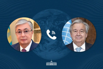 Фотография к новости: Генсекретарь ООН высоко оценил миротворческие усилия Казахстана