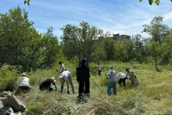 Фотография к новости: Карагандинская область наводит порядок после зимы