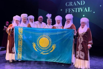 Фотография к новости: Ансамбль бабушек из Астаны победил на конкурсе в Баку