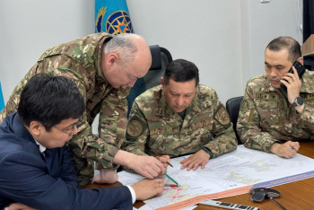 Фотография к новости: Степной пожар в Павлодарской области: пожар локализован на 60 га