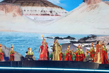 Фотография к новости: Звёзды, ремесленники и шоу дронов: чем запомнилось открытие в честь культурной столицы тюркского мира