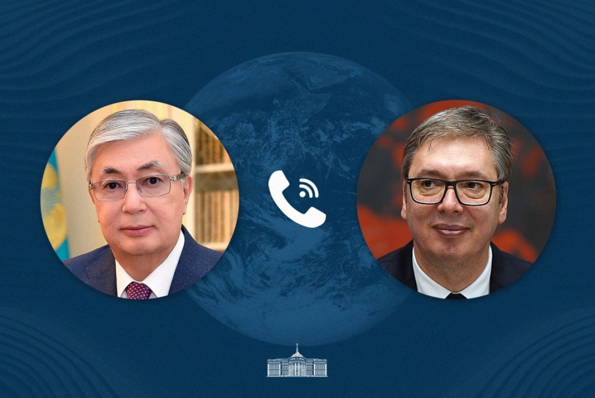 Состоялся телефонный разговор Токаева с президентом Сербии