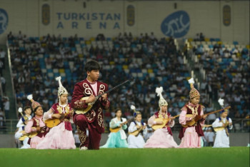 Фотография к новости: 80-летию Победы посвятили молодёжные спортивные игры в Туркестане