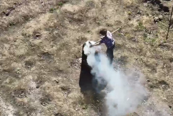 Фотография к новости: Спасатели ВКО с помощью дрона следят за дачниками