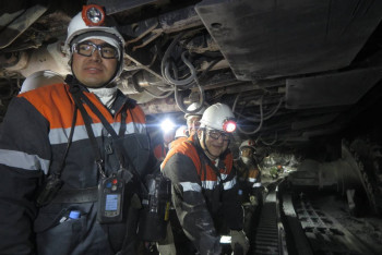 Фотография к новости: Глава МЧС Казахстана спустился в шахту в Карагандинской области