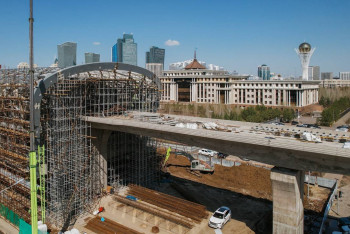 Фотография к новости: В Астане перекроют часть крупной дорожной развязки из-за работ на LRT