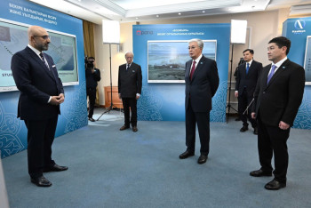 Фотография к новости: Главе государства представили инвестиционные проекты в Мангистауской области