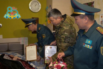 Фотография к новости: Сто лет силы и мужества:  вековой юбилей отметила фронтовая связистка из Алматы