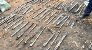 Стволы 46 ружей обнаружили во время паводка в Заречном