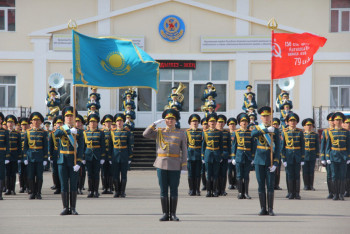 Национальная гвардия в Астане отметила 80-летие Победы уникальным шоу