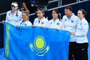 Фотография к новости: Казахстанки впервые вошли в ТОП-6 мирового рейтинга Billie Jean King Cup