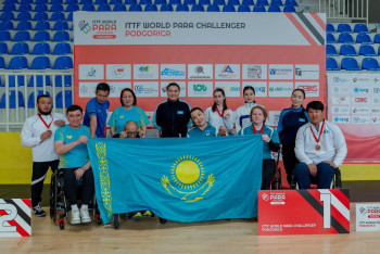 Параспортсмены из Казахстана вошли в тройку сильнейших на международном турнире