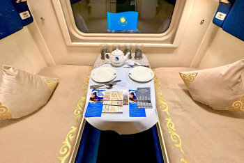 Фотография к новости: Поезд с пассажирами отправился в тур по городам Казахстана и Узбекистана