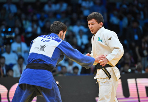 Фотография к новости: Казахстанские дзюдоисты завоевали бронзу на домашнем Grand Slam